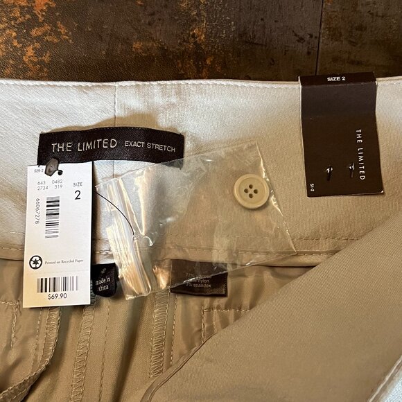 NWT The Limited Beige Exact Stretch Bootcut Pants, Size 2 - Picture 7 of 10
